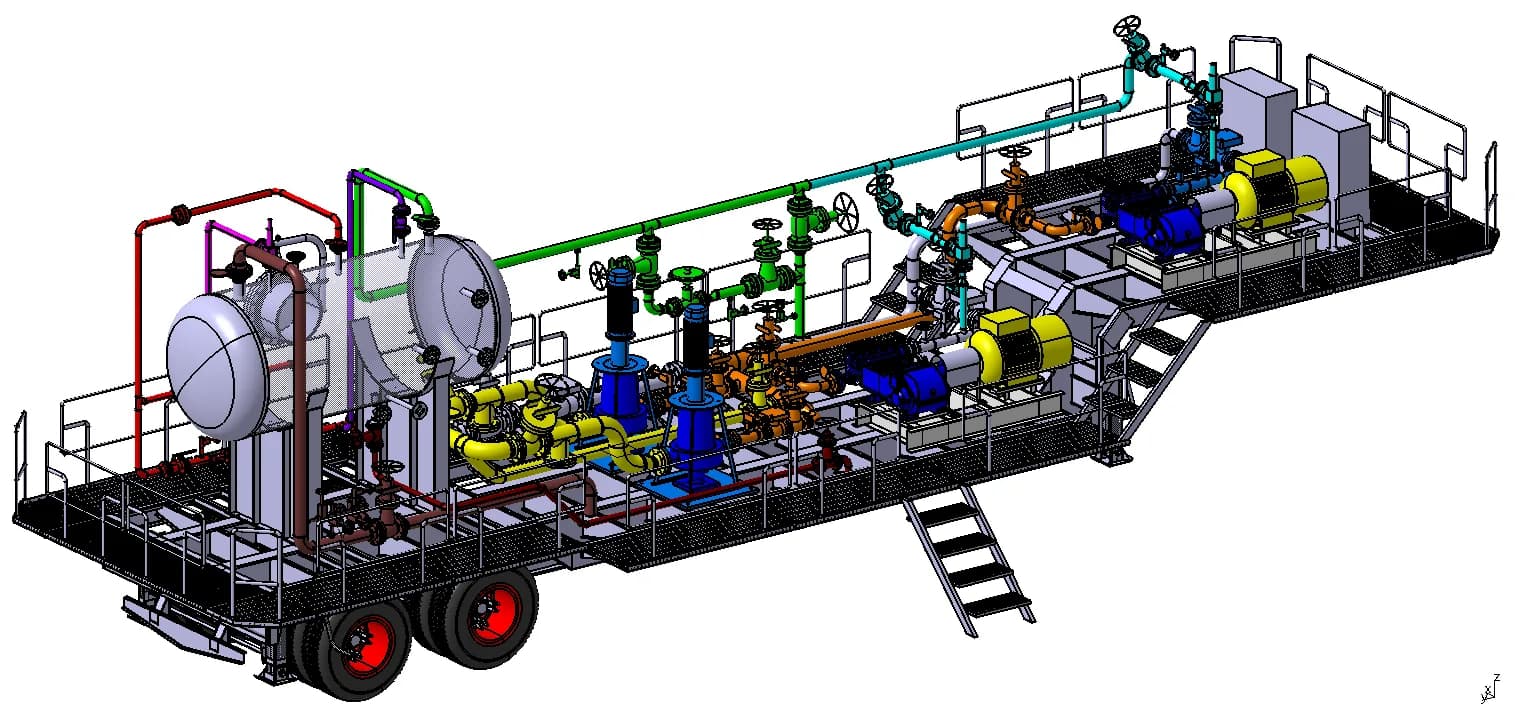 Mobile Oil Separator trailer-mounted units