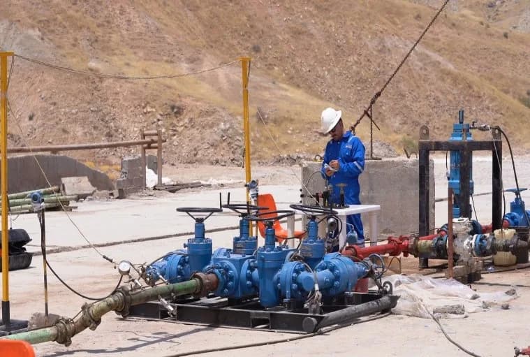Wellhead and testing manifold